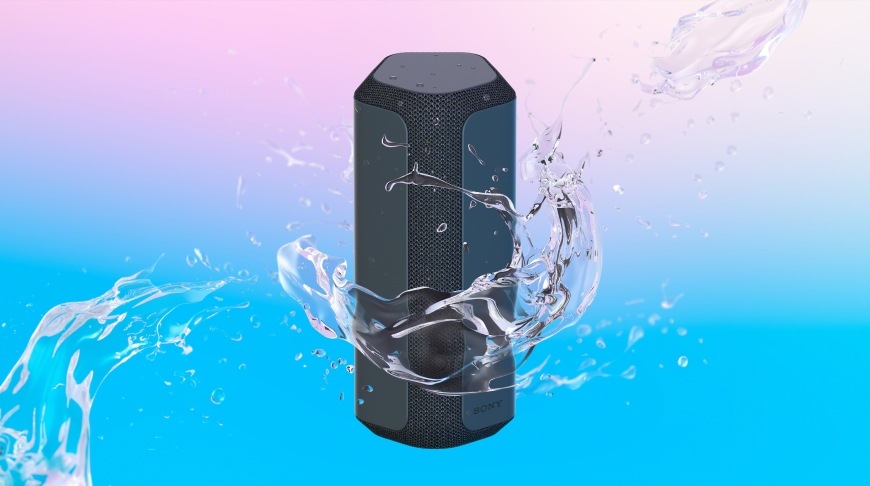 Přenosný reproduktor SONY SRS-XE200 voděodolnost