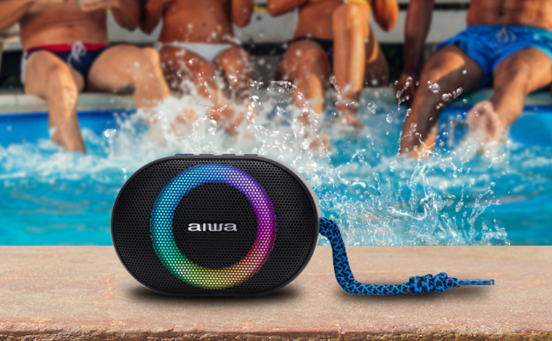 Přenosný reproduktor Aiwa BST-330RD, červený