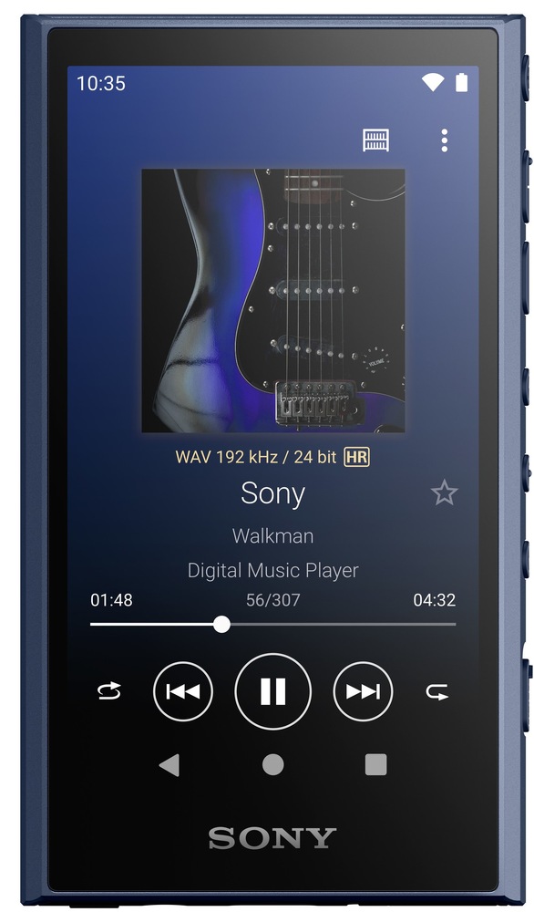MP3 přehrávač Sony NW-A306L, modrý