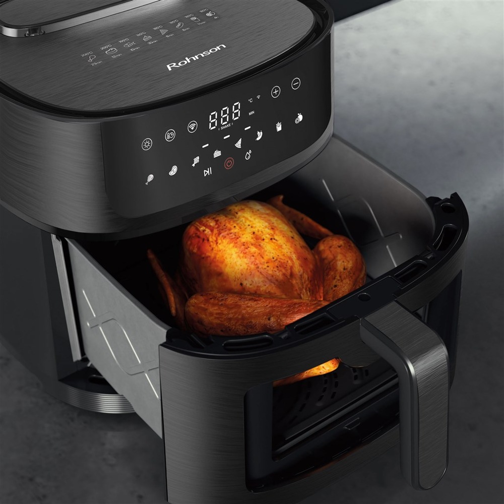 Fritéza horkovzdušná Rohnson R-2858 SmartChef XL 2 Wi-Fi, 8 l