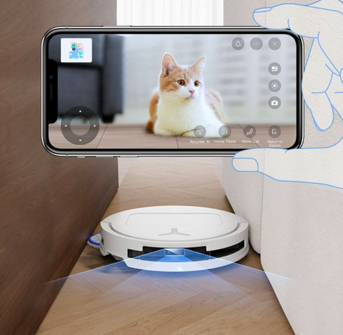 Robot. vys. se stanicí Ecovacs DEEBOT T50 PRO OMNI WHITE