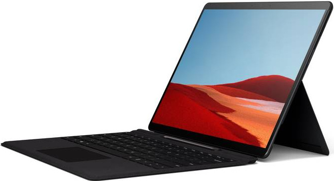 Pouzdro na tablet s klávesnicí pro Microsoft Surface Pro X + Pen bundle, US Layout, černá