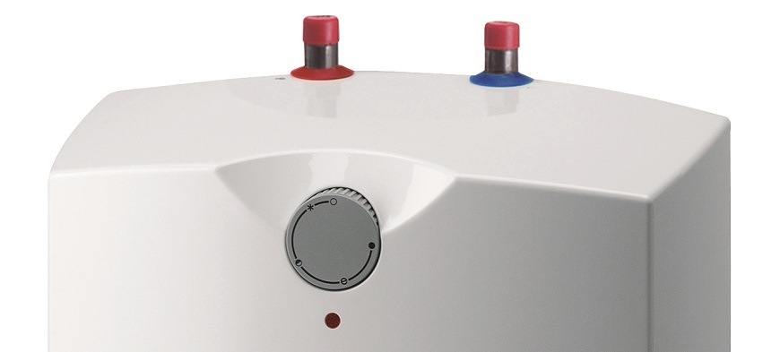 Ohřívač vody Mora TOM10P, bílá, detail