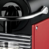 DeLonghi Nespresso Pixie EN125.R, červená/černá