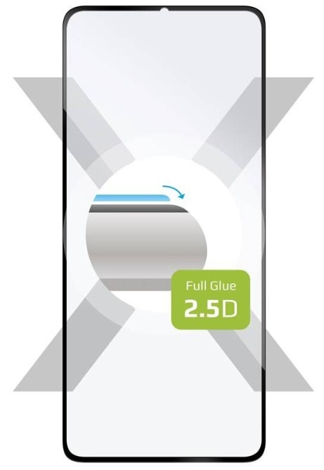 FIXED Full-Cover na Vivo X80 Lite, černá