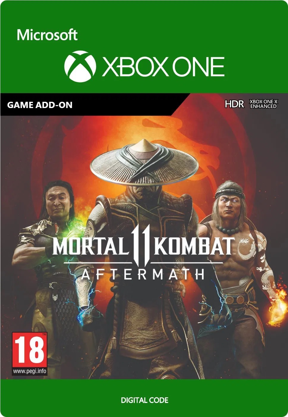 Mortal Kombat 11: Aftermath – elektronická licence Xbox Series X|S / Xbox One