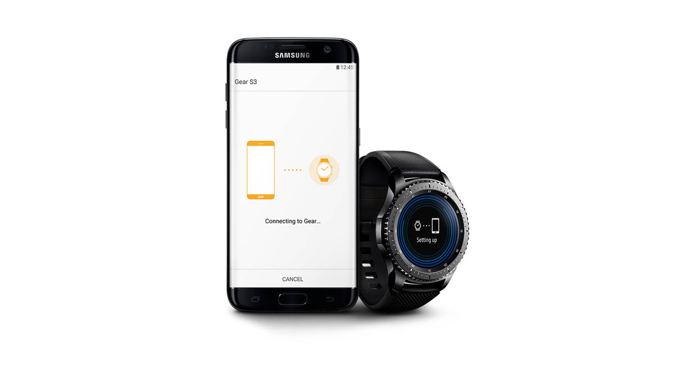 Samsung Gear S3 Classic, čierna/sivá