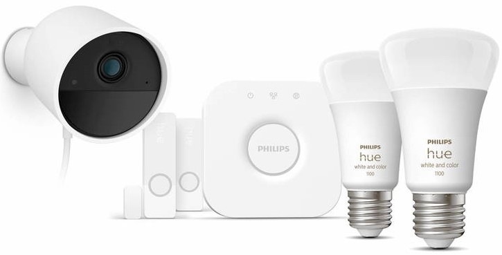 IP kamera Philips Hue Secure Camera Starter Kit - bílá