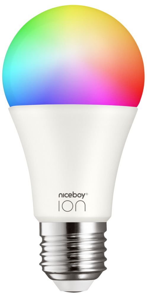 Chytrá žárovka Niceboy ION SmartBulb RGB E27, 9W