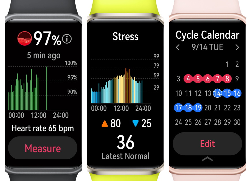 Huawei Band 10, bílá