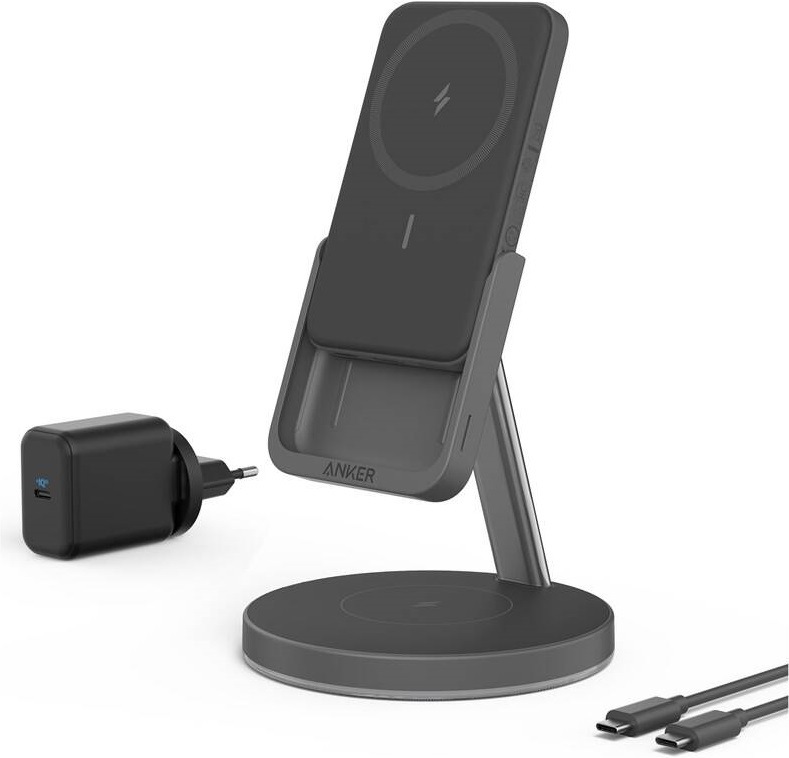 Anker PowerWave Mag-Go 2-in-1 Stand 5K