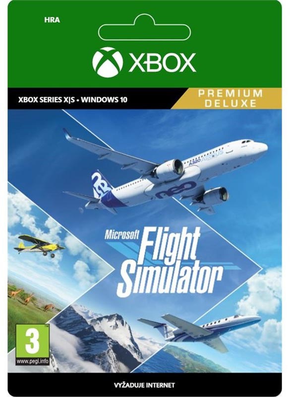 Microsoft Flight Simulator - Premium Deluxe Edition – elektronická licence, Xbox Series / PC