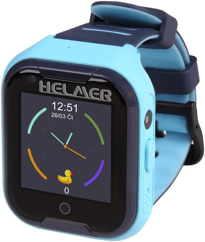 Helmer LK709 dětské s GPS lokátorem, modrá