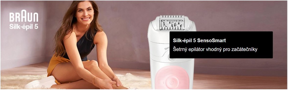 Silk-épil 5 SensoSmart, lososová
                                