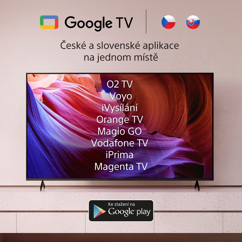 Google TV televize SONY