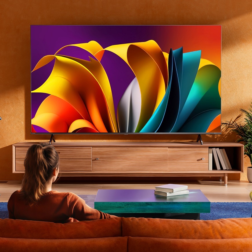 Smart TV Hisesne 65A6N, v domácnosti