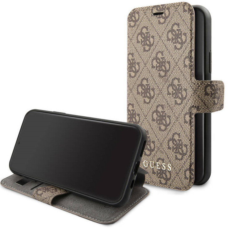 Guess 4G Book pro Apple iPhone 11, hnědá