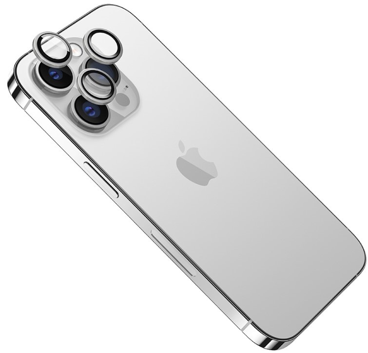 FIXED Camera Glass na Apple iPhone 13 Pro/13 Pro Max, stříbrná