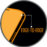 PanzerGlass Edge-to-Edge pro Apple iPhone 6/6s/7/8, bílá