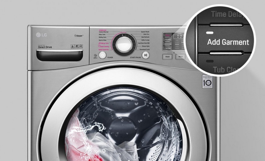 LG F171P1CY2W Přidat prádlo