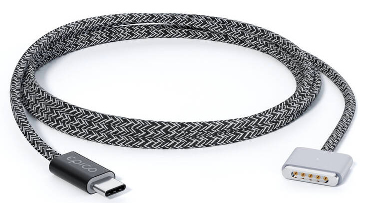 Nabíjecí kabel Epico USB-C/MagSafe 3, 140W, 2m