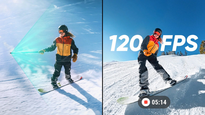 Insta360 X4 Snowboardový balíček, černá
