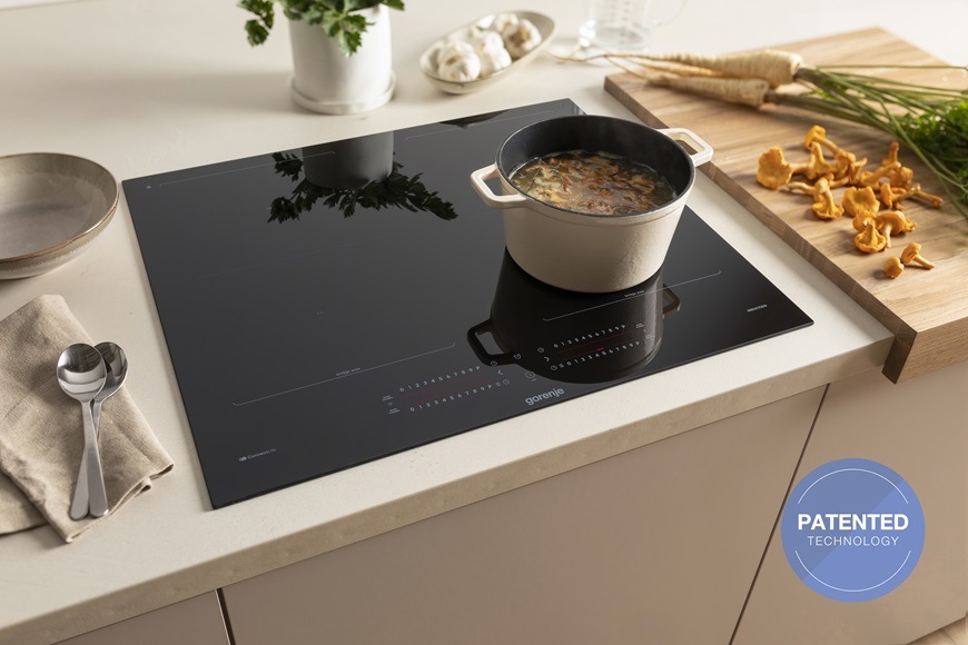 Indukční varná deska Gorenje GI6432BXWF, technologie StableHeat