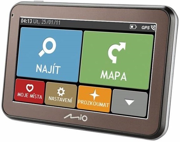 Navigační systém GPS Mio Spirit 5400 CZ/SK Lifetime