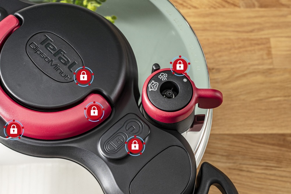 Tlakový hrnec Tefal P4624966 Clipso Minute Easy 9 L