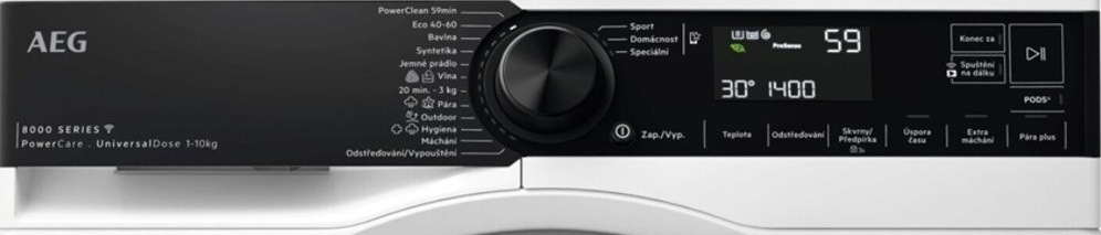 AEG LFR83146SOC ovládací panel