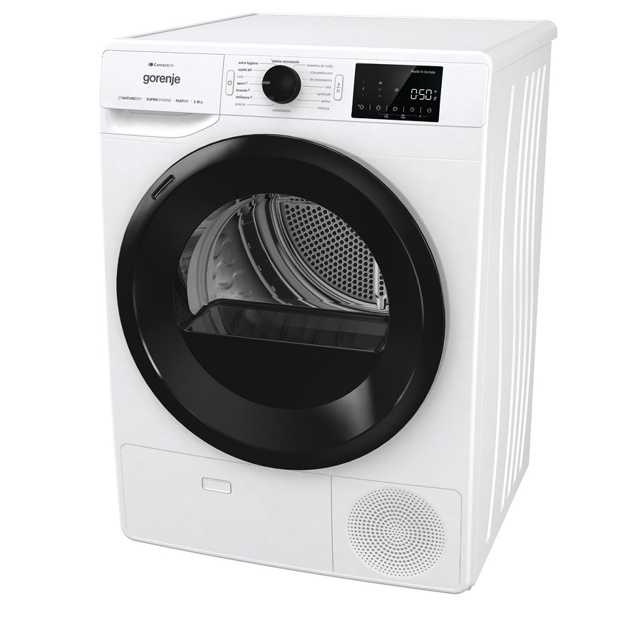 Sušička prádla Gorenje DPNE83GNLWIFI, bílá, kondenzační třída A