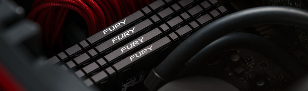 DIMM Kingston FURY Renegade Black DDR4 64 GB (2× 32 GB) (KF432C16RBK2/64)