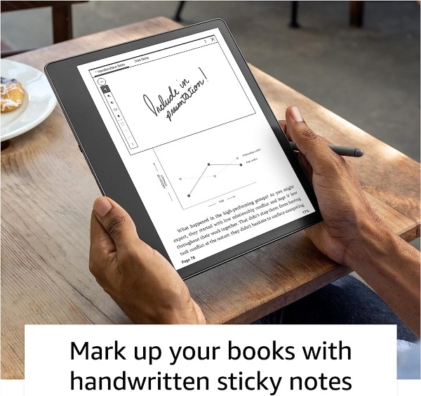 Amazon Kindle Scribe 2022 32 GB + prémiové pero (B09BRW6QBJ), šedá