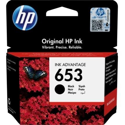 Inkoustová náplň HP 653, 350 stran černá (3YM75AE)