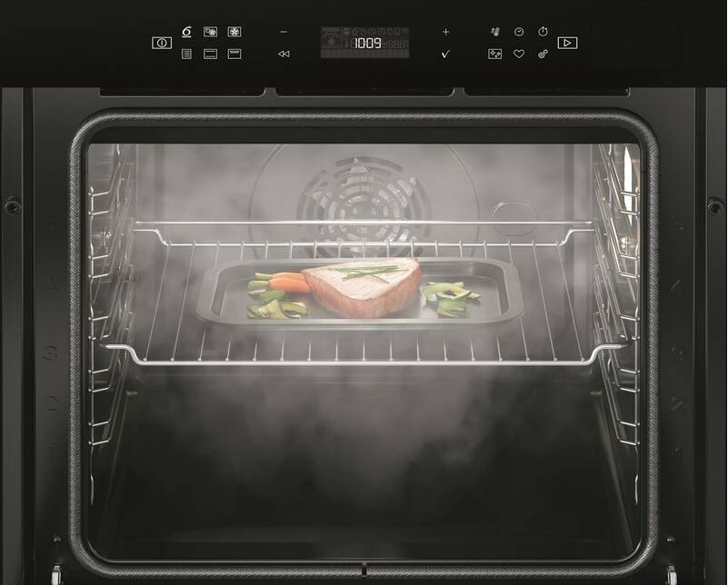 Vestavná trouba Whirlpool W6 OS4 4S2 P BL, černá, steam