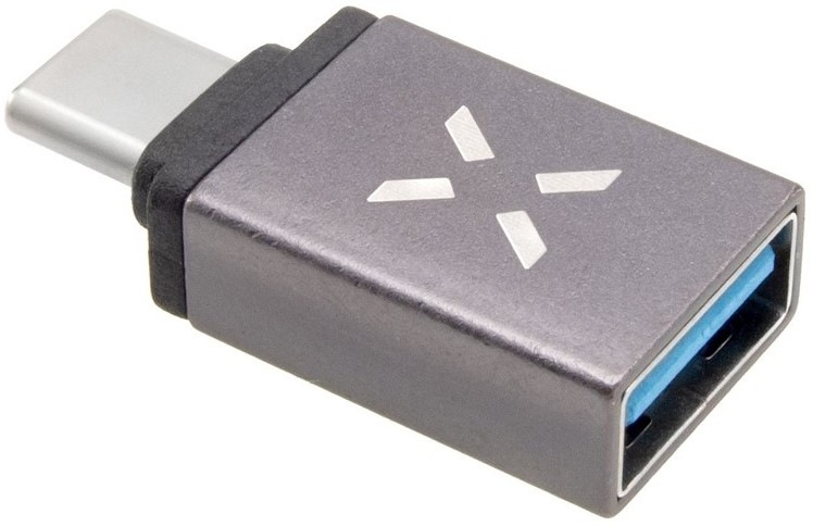 Redukce FIXED Link USB-A/USB-C - šedá