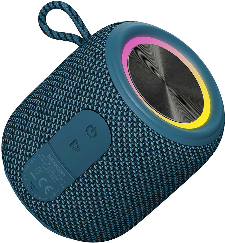 Přenosný reproduktor Sencor SIRIUS 2 MICRO NAVY