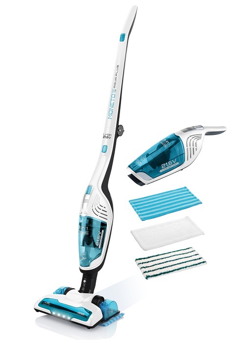 Tyčový vysavač ETA Moneto II Aqua Plus 6453 90000, modrá