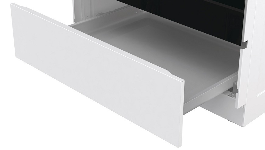 Sporák Gorenje GKS6C71WF, bílá, úložná zásuvka