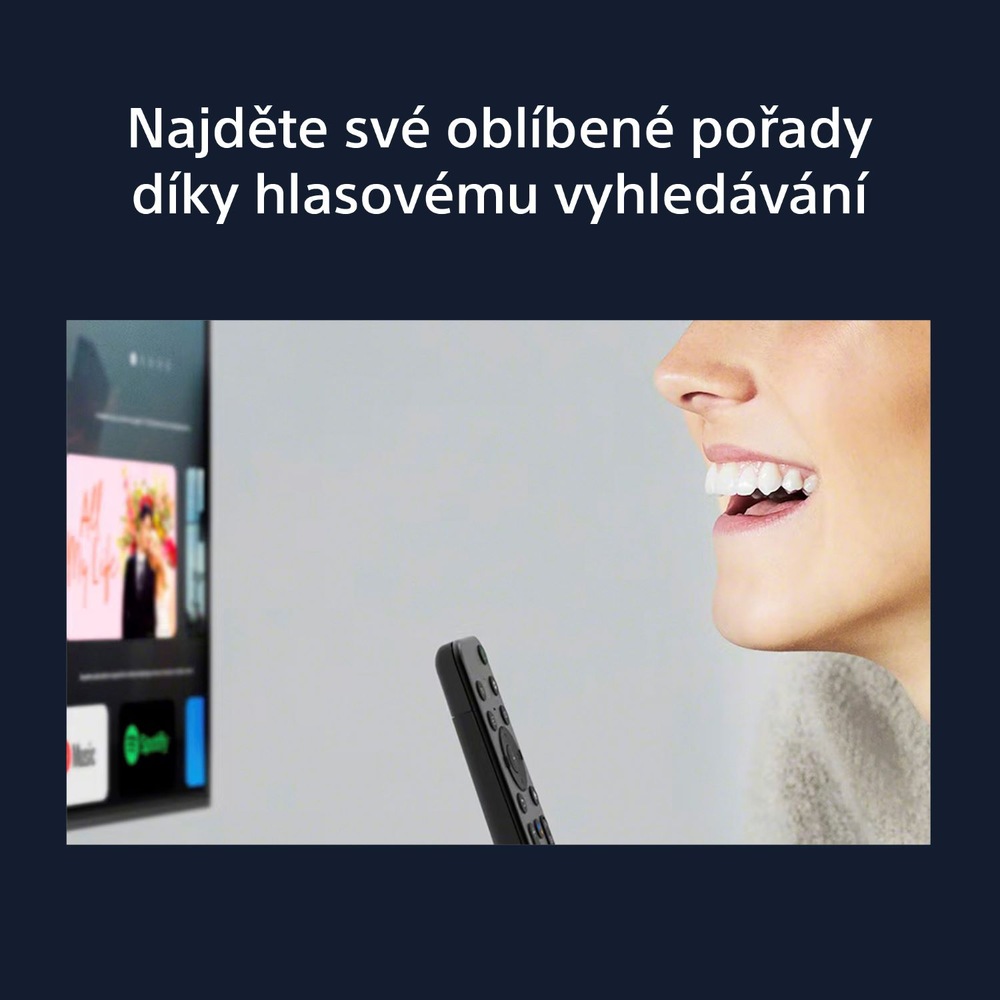 Televize Sony KD-32W800, hlasové vyhledávání