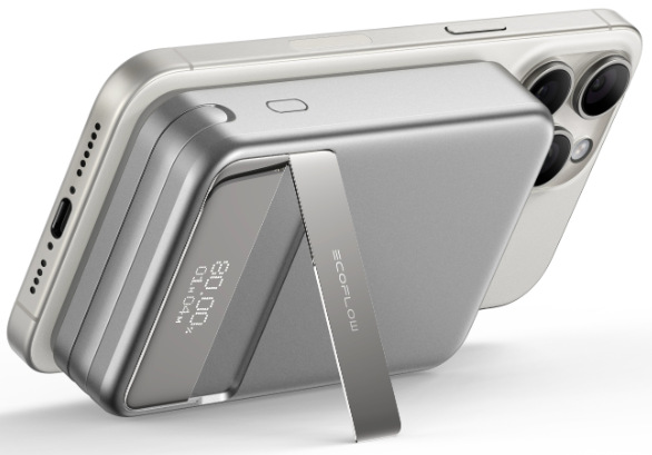 Powerbank EcoFlow Rapid Magnetic 10000mAh - stříbrná