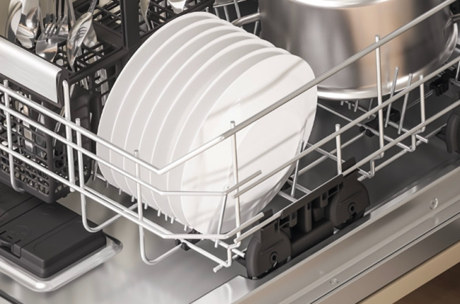 důmyslné kolejnice - Myčka nádobí 60 Whirlpool WH8IA115B2M3TUS0, vestavná