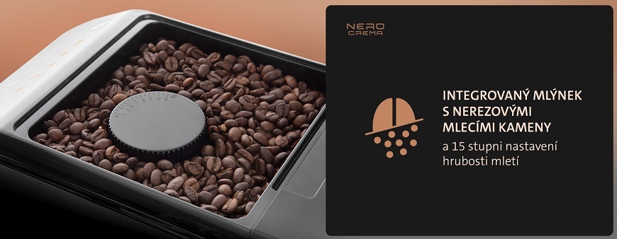 Automatický kávovar ETA Nero Crema 8180 90000, programy