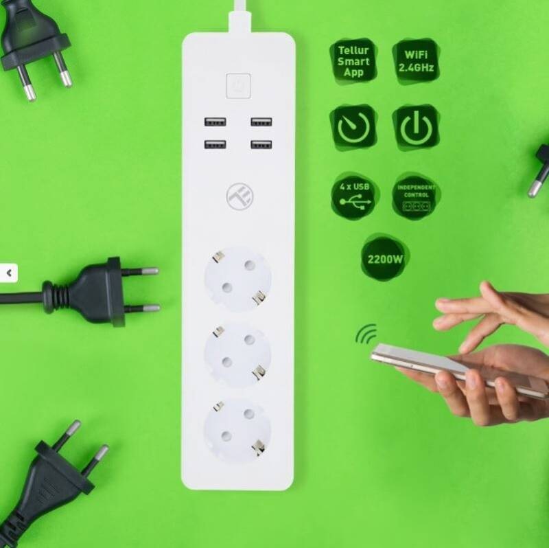 Tellur WiFi Smart Power Strip