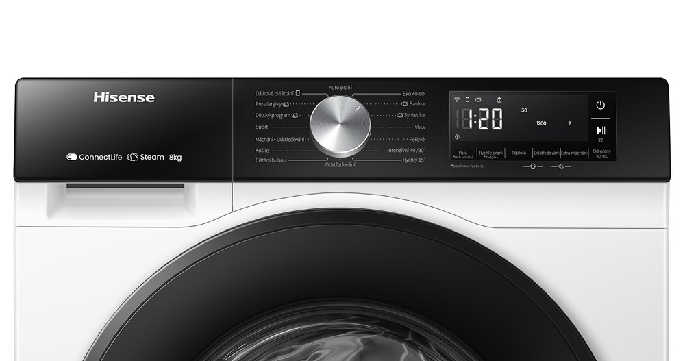 Pračka Hisense WF3S8043BW, bílá