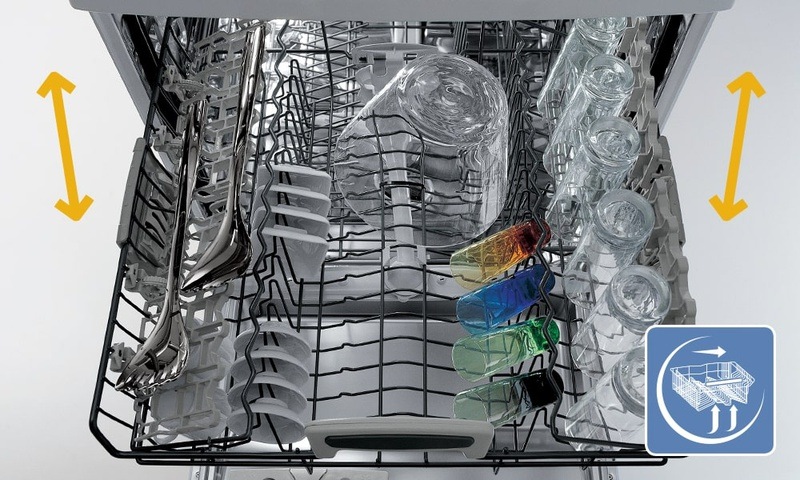 Myčka nádobí 45 Whirlpool WSIC 3M27 C vestavná, nastavitelný vrchní koš