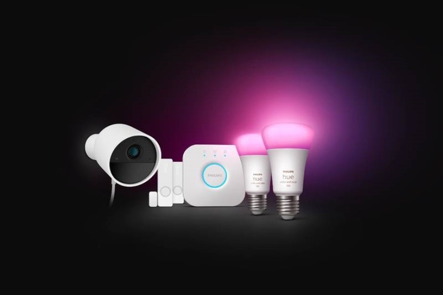 IP kamera Philips Hue Secure Camera Starter Kit - bílá