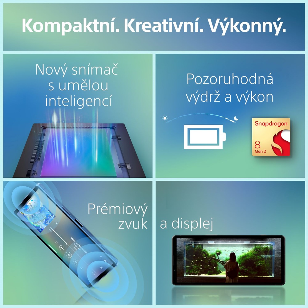 Sony Xperia 5 V 5G, modrá