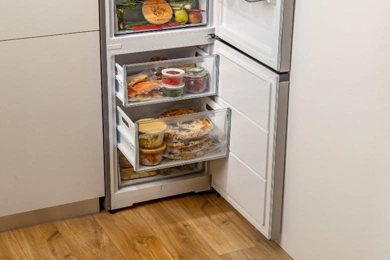 Gorenje chladnička NRK61C61X4WFE, nerez, systém Slotln