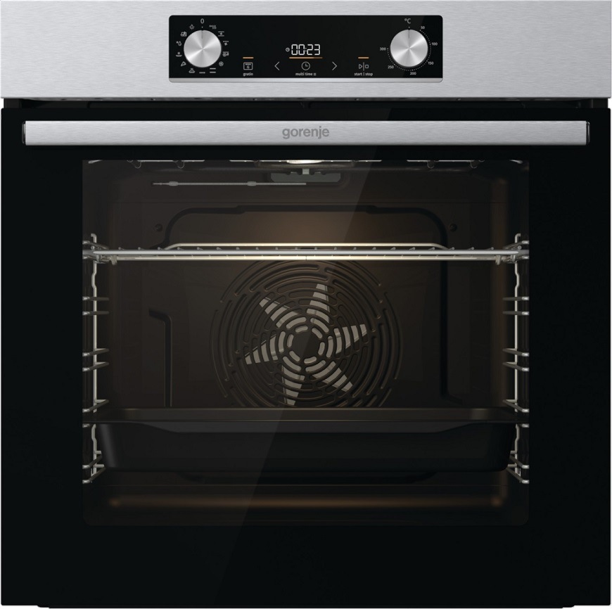 Vestavná trouba Gorenje BO6737E02X, černá